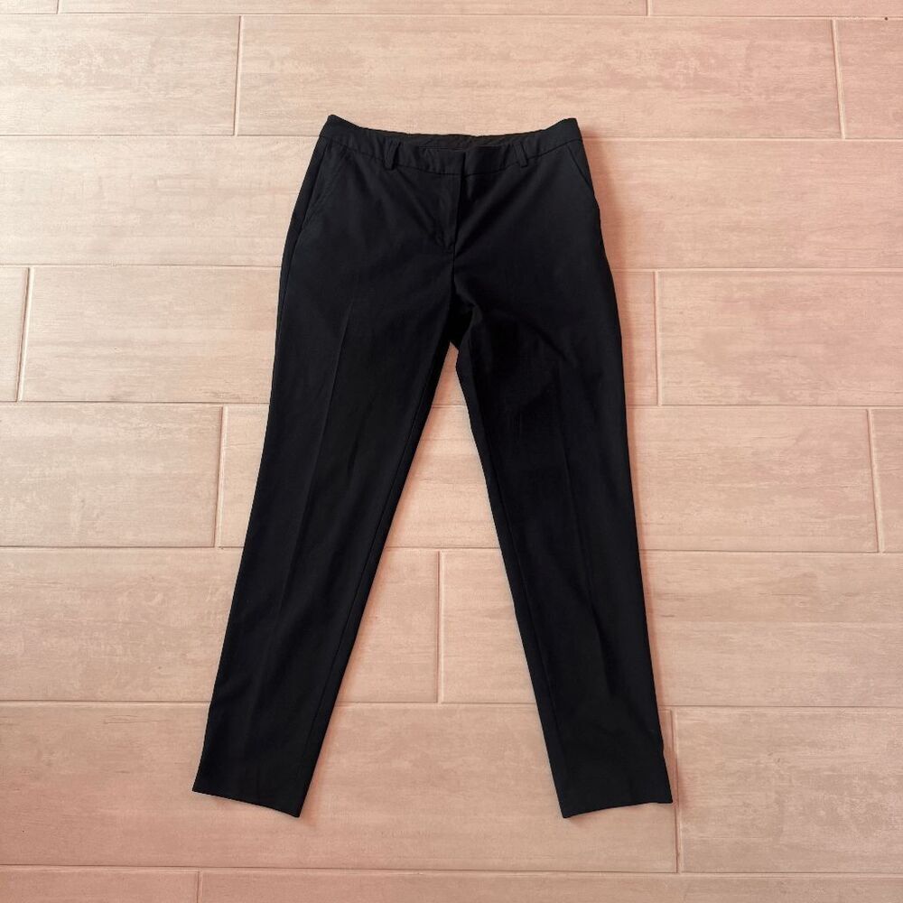 Jones New York Collection Stretch Oants Women's Trouser Black Pockets Zip Button